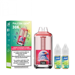 Kit Falcon Gem+ 30000 + 2x10ml 20mg JNR – Cerise Pastèque Givrée