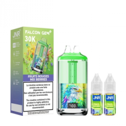 Kit Falcon Gem+ 30000 + 2x10ml 20mg JNR – Fruits Rouges