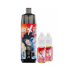 Kit Shisha Plus 28K Fighter Fuel X JNR – Bubble Seiryuto Myrtille Bubble