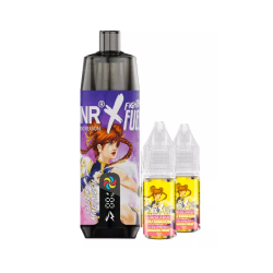 Kit Shisha Plus 28K Fighter Fuel X JNR – Gold Mawashi Fraise Fruit du Dragon