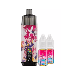 Kit Shisha Plus 28K Fighter Fuel X JNR – Ivy Punch Fruits Rouges Glacés