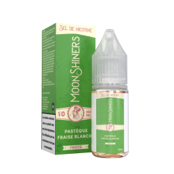 Moonshiners - Pastèque Fraise Blanche 10 ml - sel de nicotine