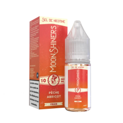 Moonshiners - Pêche Abricot 10 ml - sel de nicotine