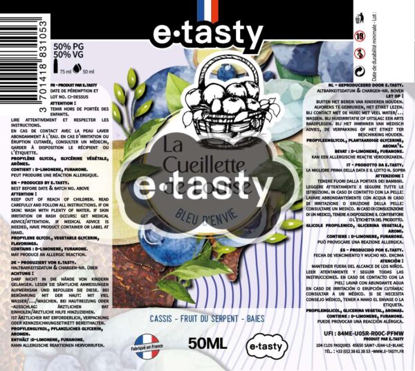 La cueillette de Louise — Bleu d'Envie 5% frais — 50ml – Image 2