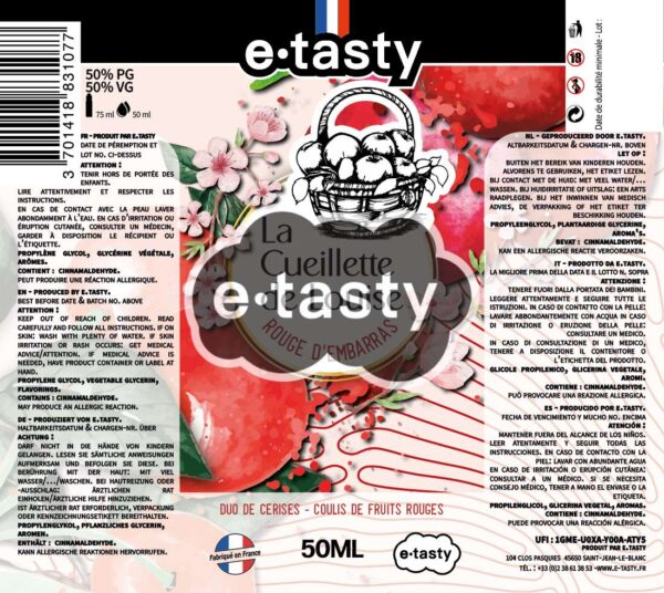 La cueillette de Louise — Rouge d'Embarras — 50ml – Image 2