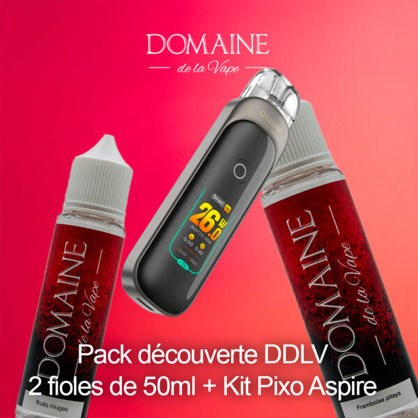 pack decouverte 50ml fruité Pack Découverte DDLV — 50ml – Image 1