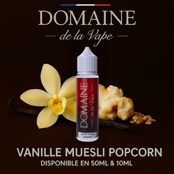 Vanille muesli popcorn — 50ml — DDLV – Image 1