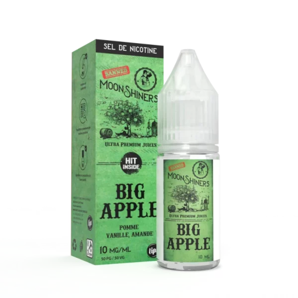 big-apple-moonshiners-sel-de-nicotine Big Apple Moonshiners sel de nicotine-10ML – Image 1