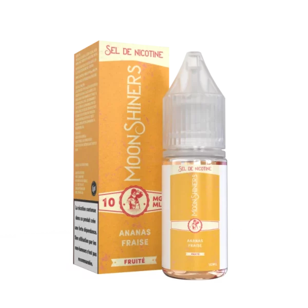 Moonshiners - Ananas Fraise 10 ml - sel de nicotine – Image 1
