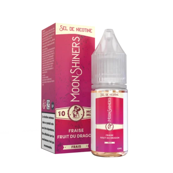 Moonshiners - Fraise Fruit du Dragon 10 ml - sel de nicotine – Image 1