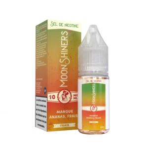 Moonshiners - Mangue Ananas Fraise 10 ml - sel de nicotine