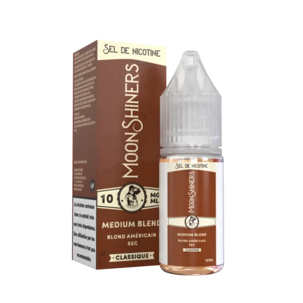 Moonshiners - Medium Blend 10 ml - sel de nicotine – Image 1
