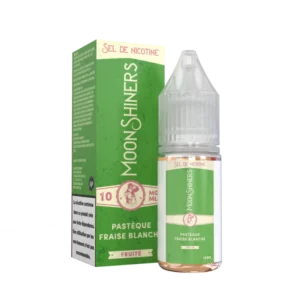 Moonshiners - Pastèque Fraise Blanche 10 ml - sel de nicotine