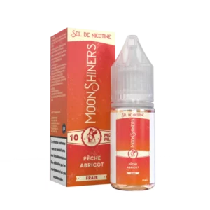Moonshiners - Pêche Abricot 10 ml - sel de nicotine