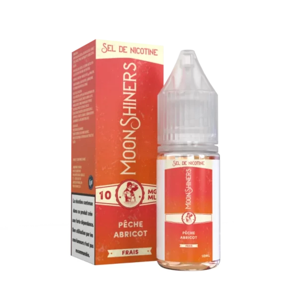 Moonshiners - Pêche Abricot 10 ml - sel de nicotine – Image 1
