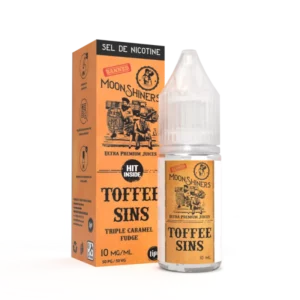 Toffee Sins Moonshiners - sel de nicotine-10ML