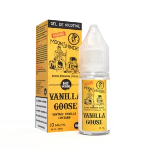 Vanilla Goose Moonshiners sel de nicotine-10ML