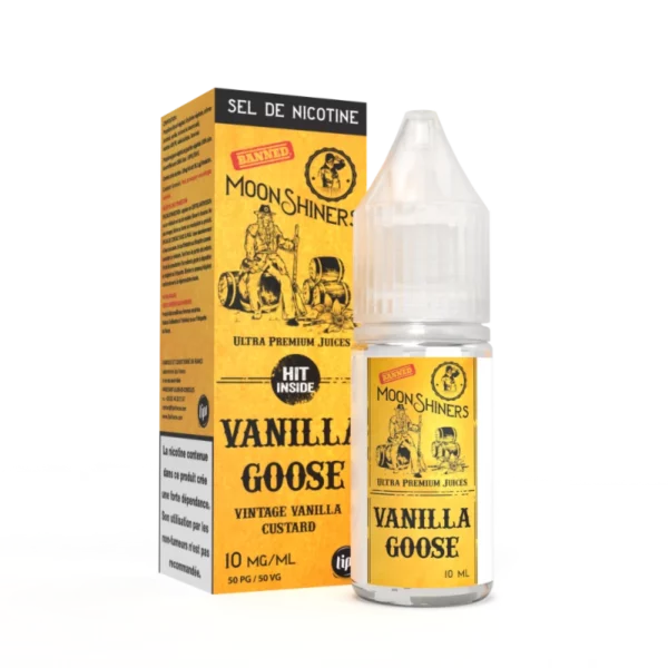 Vanilla Goose Moonshiners sel de nicotine-10ML – Image 1