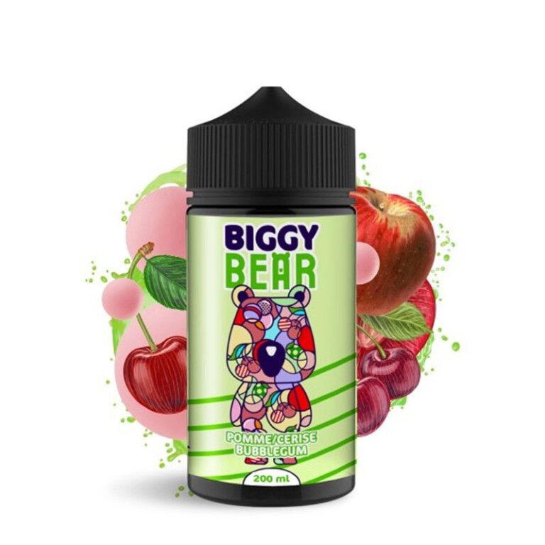 Pomme Cerise Bubble Gum 200ml Biggy Bear view 17