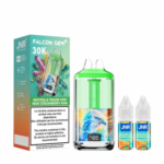 Kit Falcon Gem+ 30000 + 2x10ml 20mg JNR – Nouvelle Fraise Kiwi
