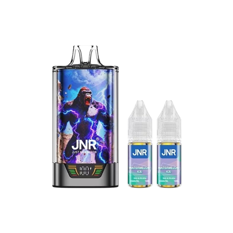 kit-gorilla-43000-2x10ml-20mg-jnr (15) Kit Gorilla-X 43000 + 2x10ml 20mg JNR – Pastèque Glacée – Image 1