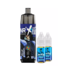 Kit Shisha Plus 28K Fighter Fuel X JNR – Blue Shigeri Grenade Fraise