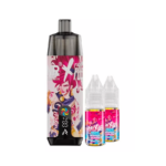 Kit Shisha Plus 28K Fighter Fuel X JNR – Ivy Punch Fruits Rouges Glacés
