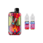 Kit Zpluse 42000 + 2x10 mL 20 mg JNR – Blueberry Raspberry Cherry / Blackberry Red Raspberry
